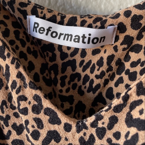 Reformation Bengal Print Marlowe Dress - Picture 5 of 7